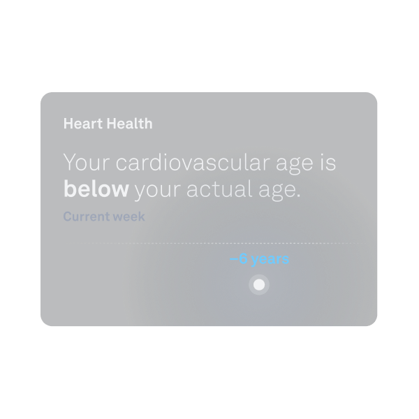 Ansicht der Daten für die Herzfrequenzmessung rund um die Uhr in der Oura-App