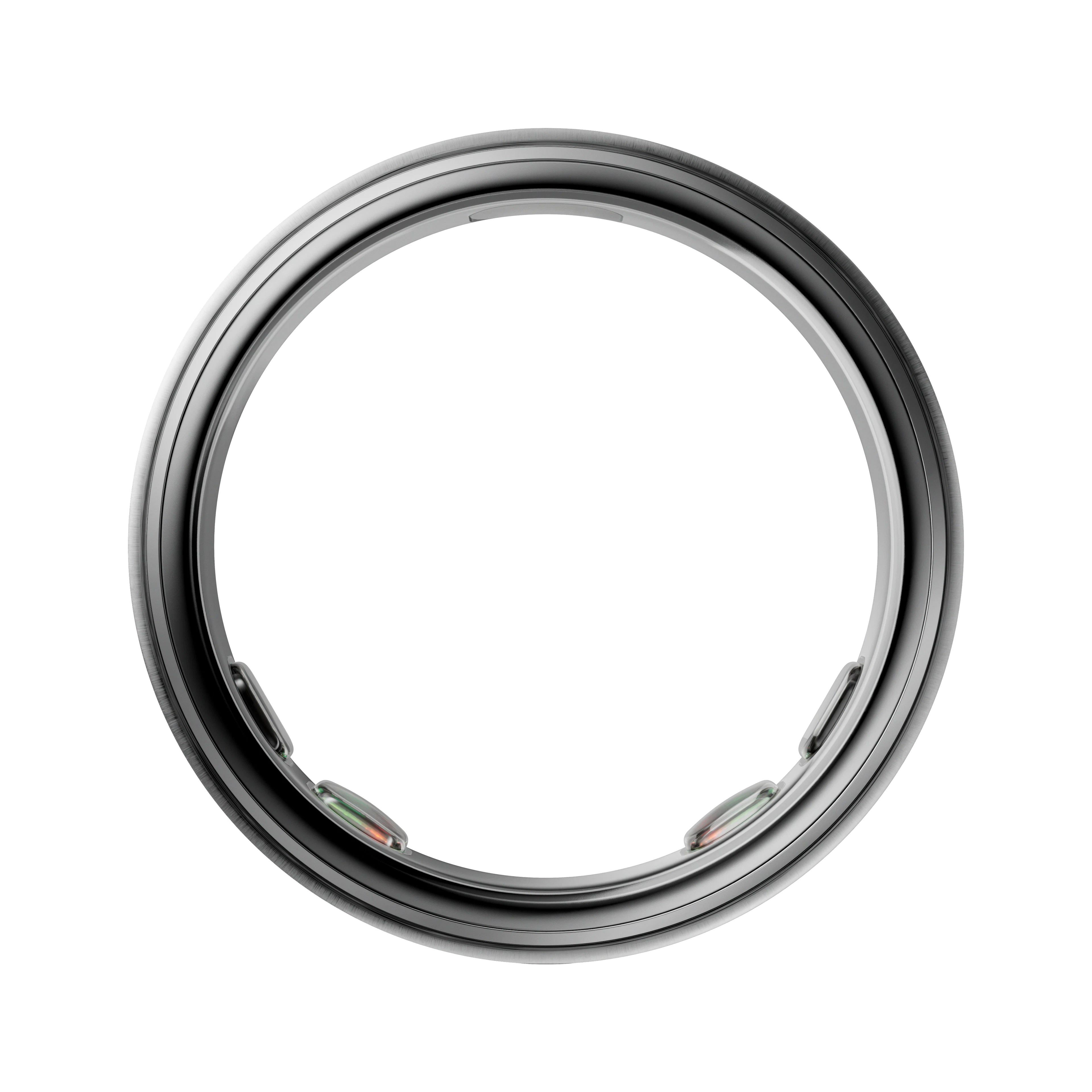 Oura Ring 5 in Brushed Silver finish, product image