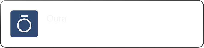 Notificación de la aplicación Oura que anima a estirar las piernas