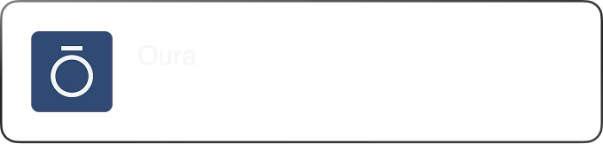 Weergave van de Oura Ring-app met melding over het strekken van de benen