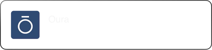 Oura-appen som visar en notis om att sträcka på benen