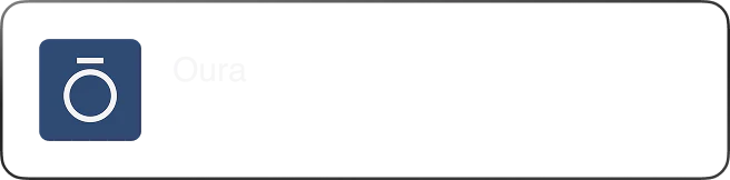 Notificación de la aplicación Oura sobre la hora de acostarse