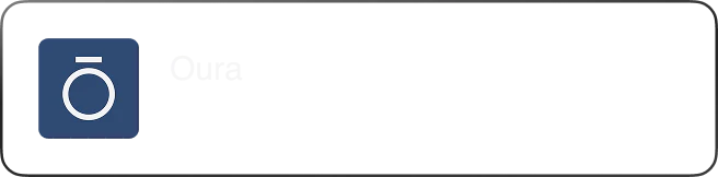 Visualizzazione della notifica Oura mostrata quando si avvicina l'ora di dormire