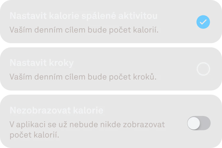 Personalizované cíle aktivity v aplikaci Oura