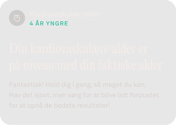 Visning af data for døgnpuls i Oura Ring-appen