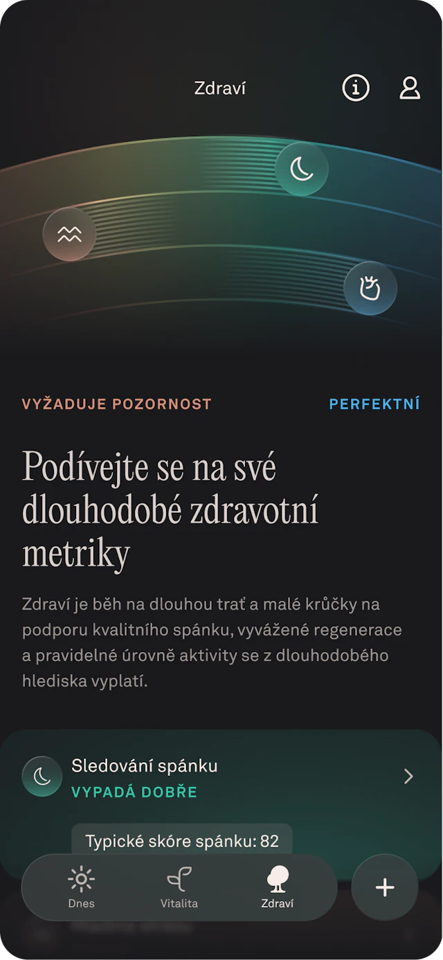 Mobilní aplikace označující, že je potřeba řešit zvládání stresu.