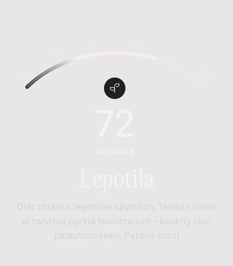 Viesti, joka kehottaa aktivoimaan lepotilan.